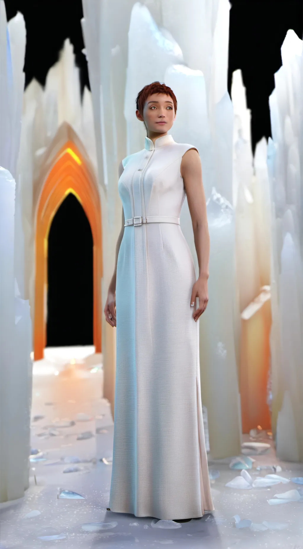 ai character: Ice Queen Isabel background