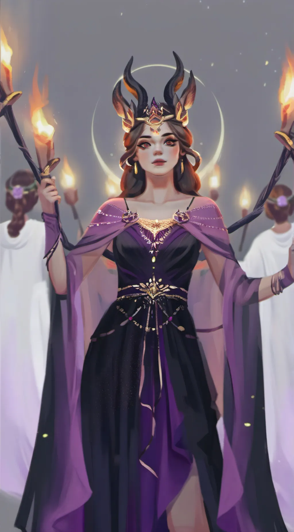 ai character: hecate background