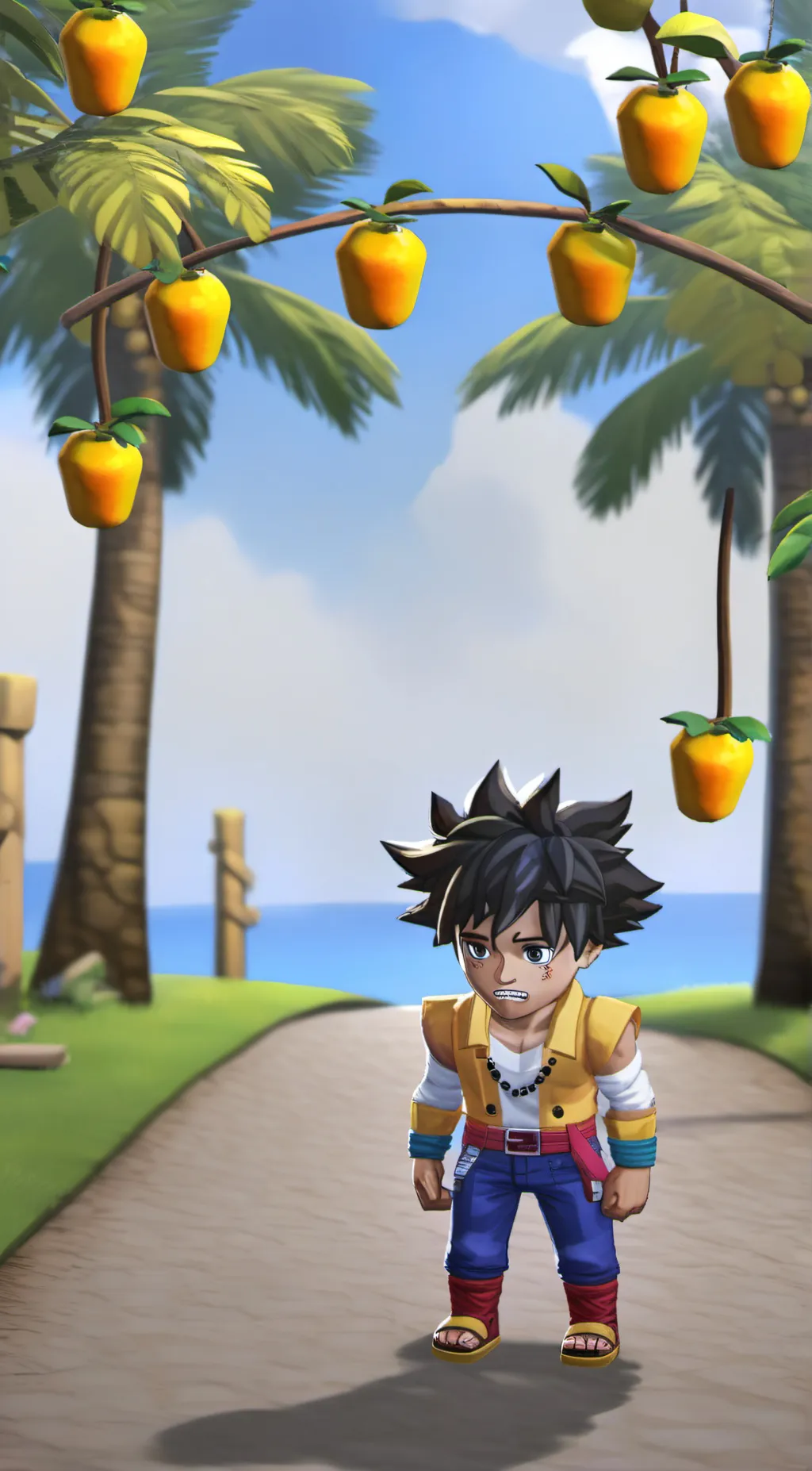 ai character: mean baggar background