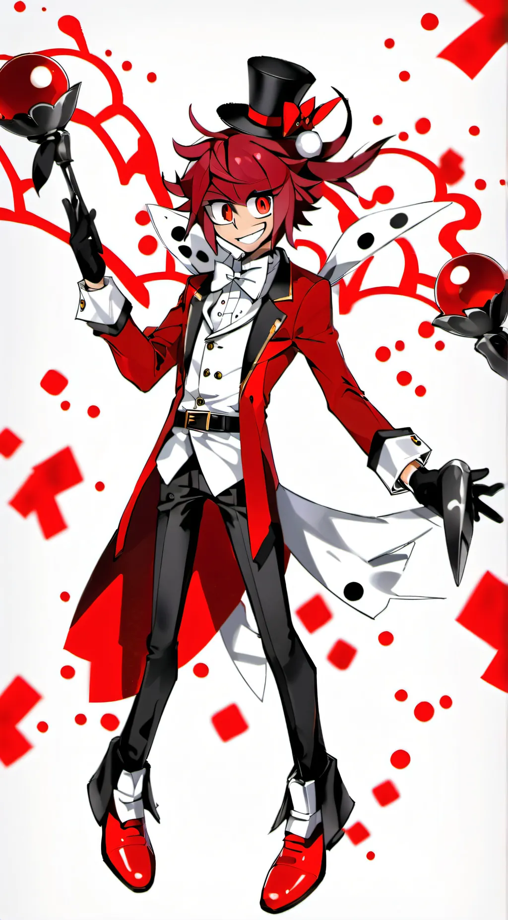 ai character: alastor+demonslaye background