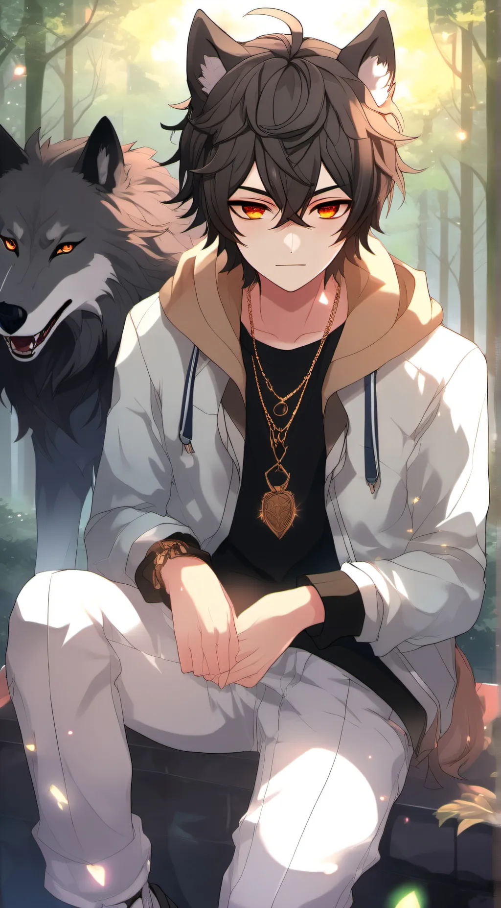 ai character: Leo background