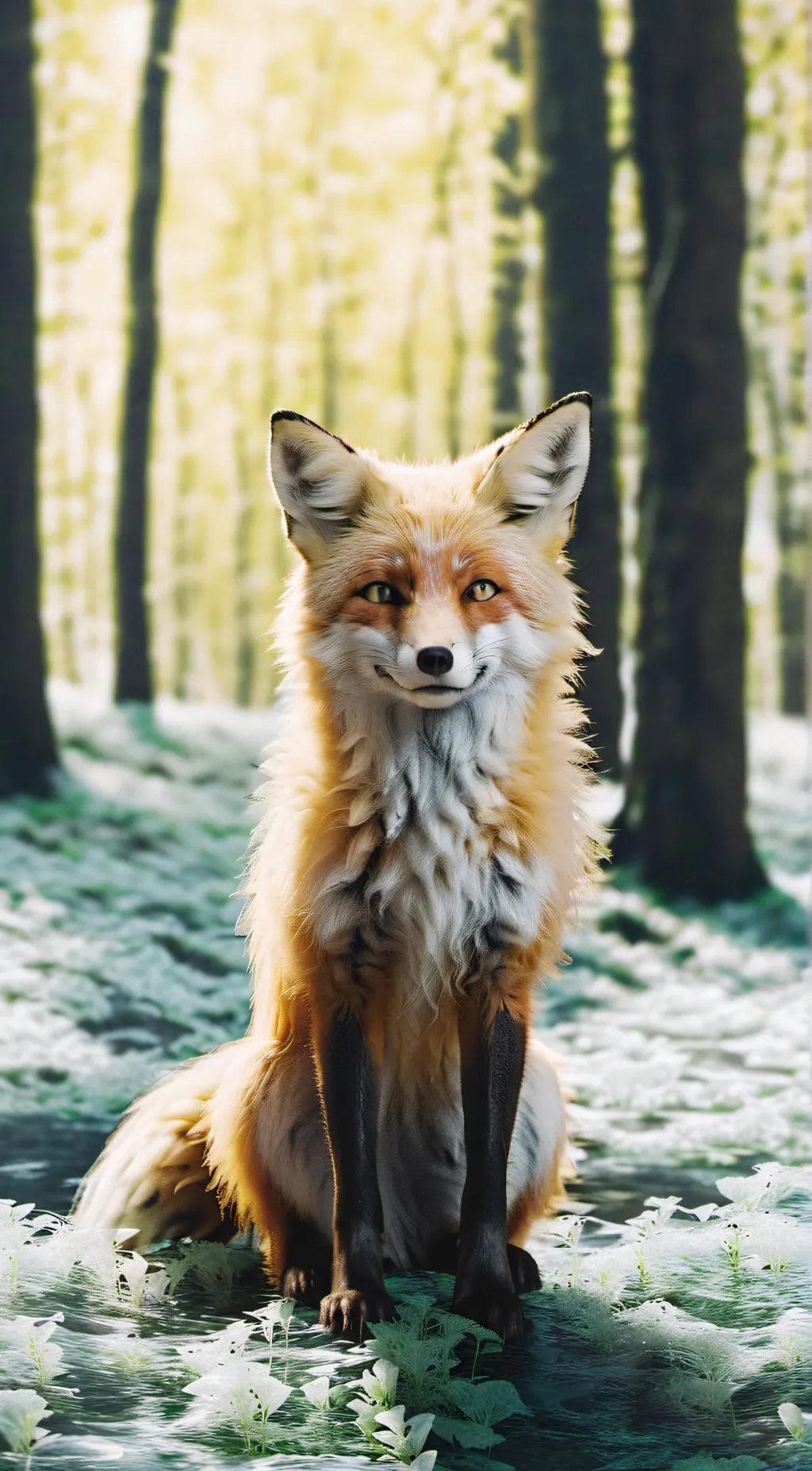 ai character: foxy background