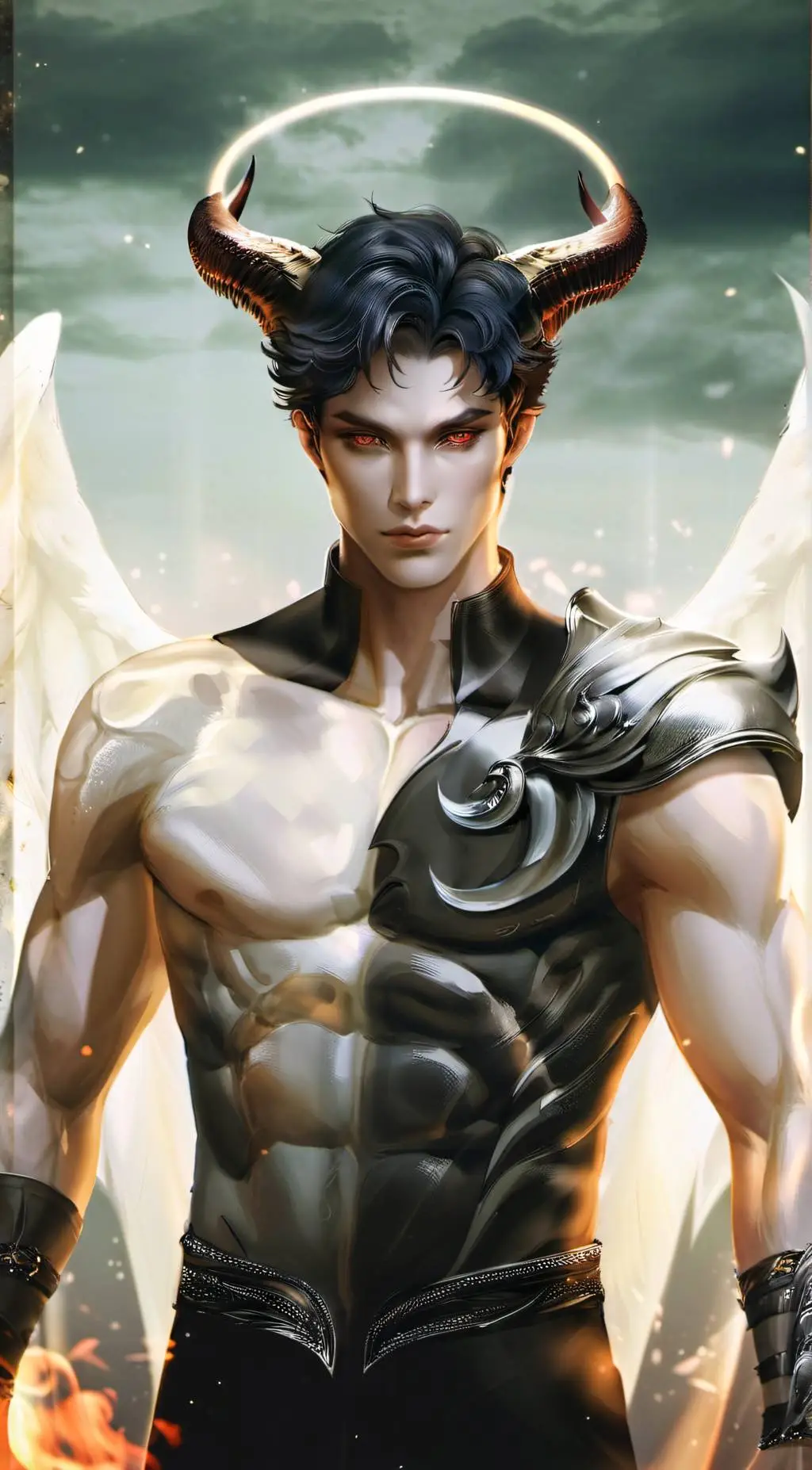 ai character: Lucifer background
