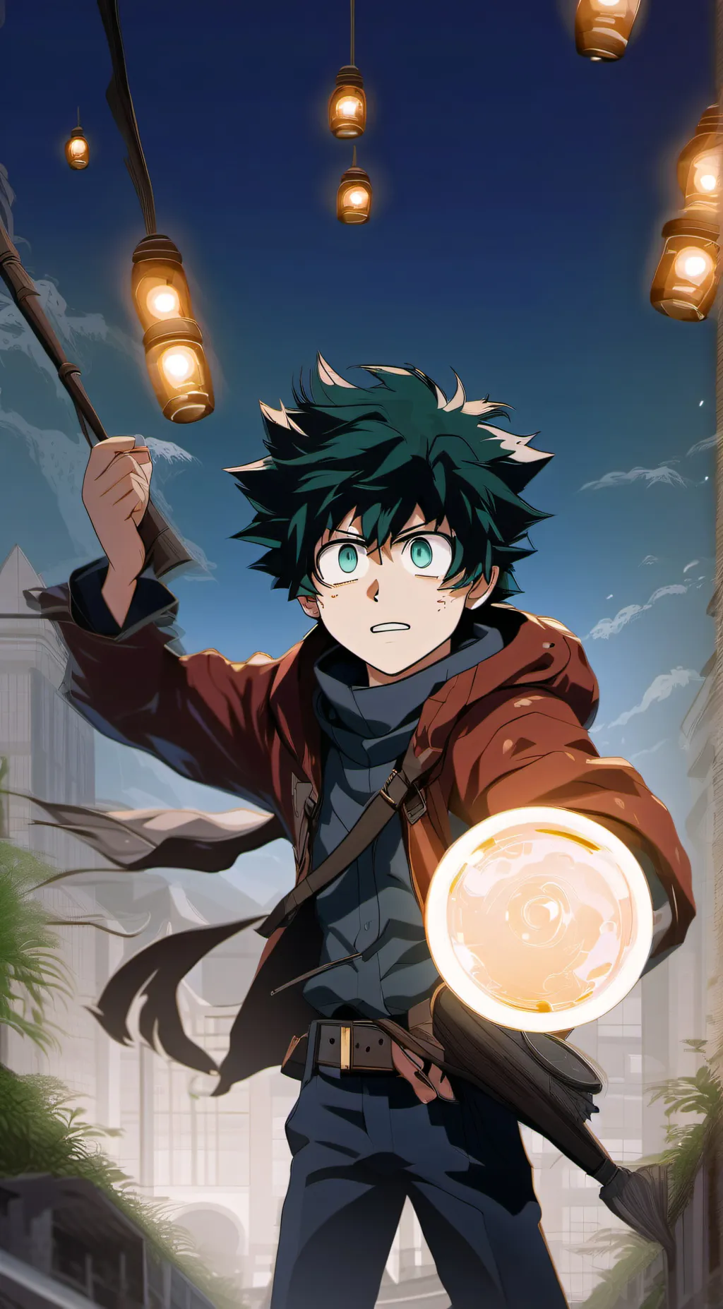 ai character: izuko  background