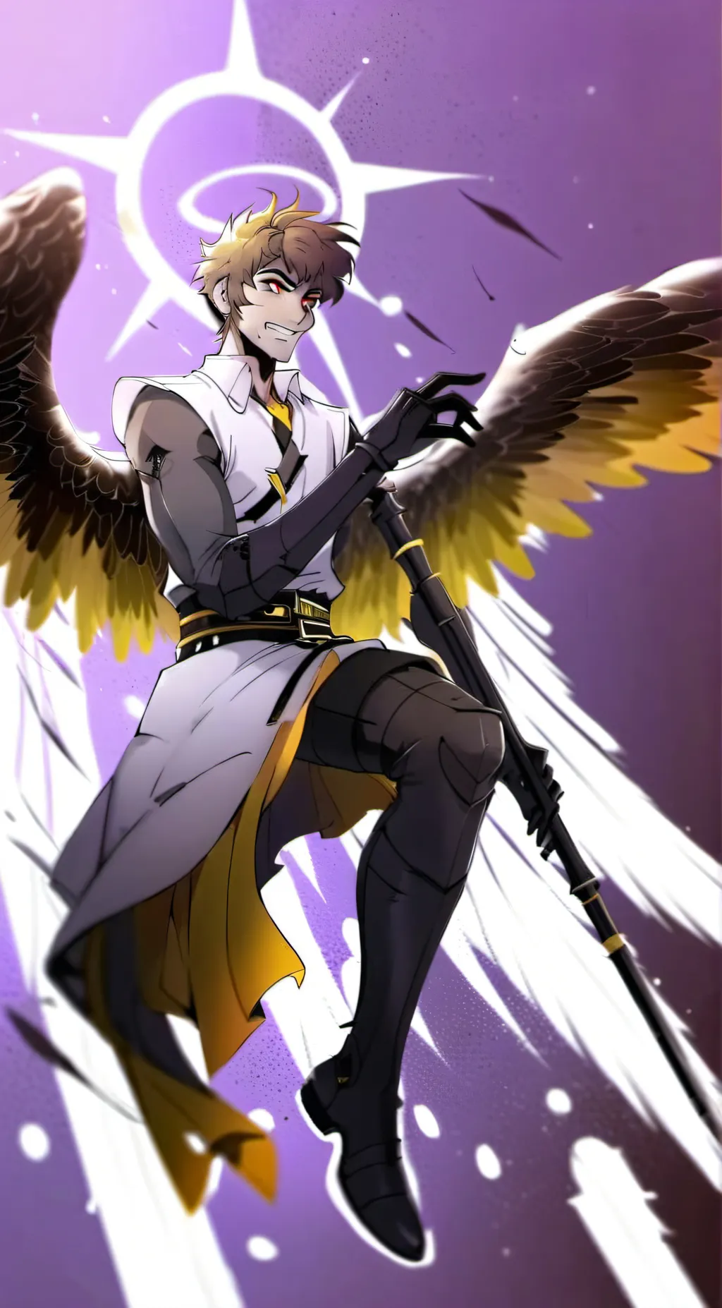 ai character: Adam  background