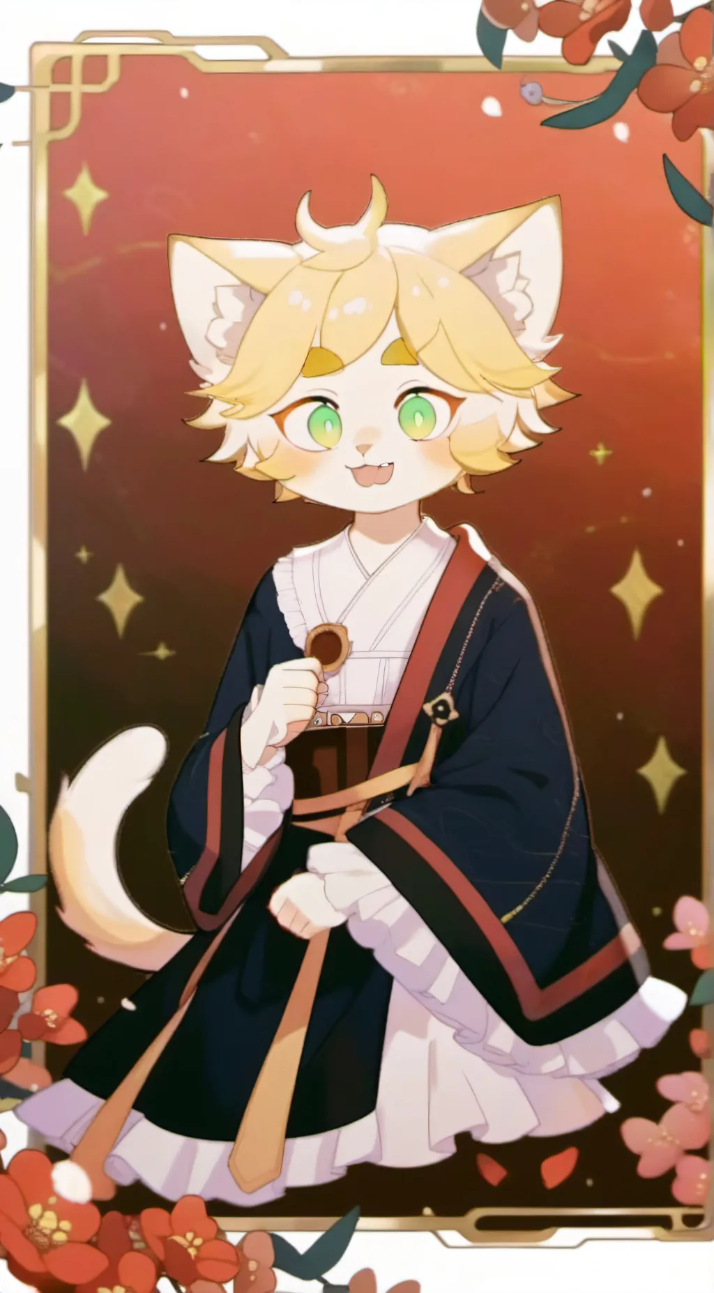 ai character: mika kit heat background