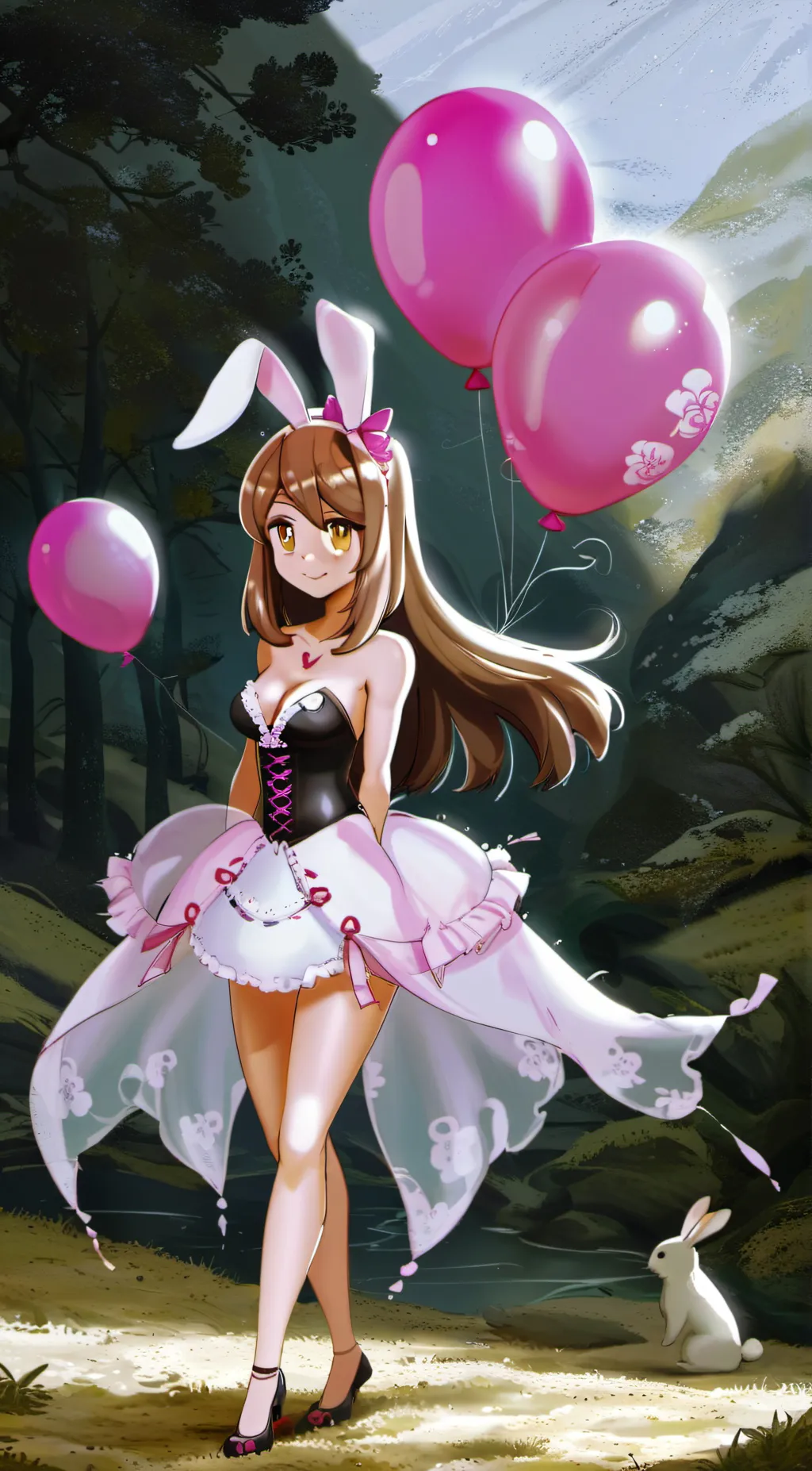 ai character: Moca(Inflatable) background