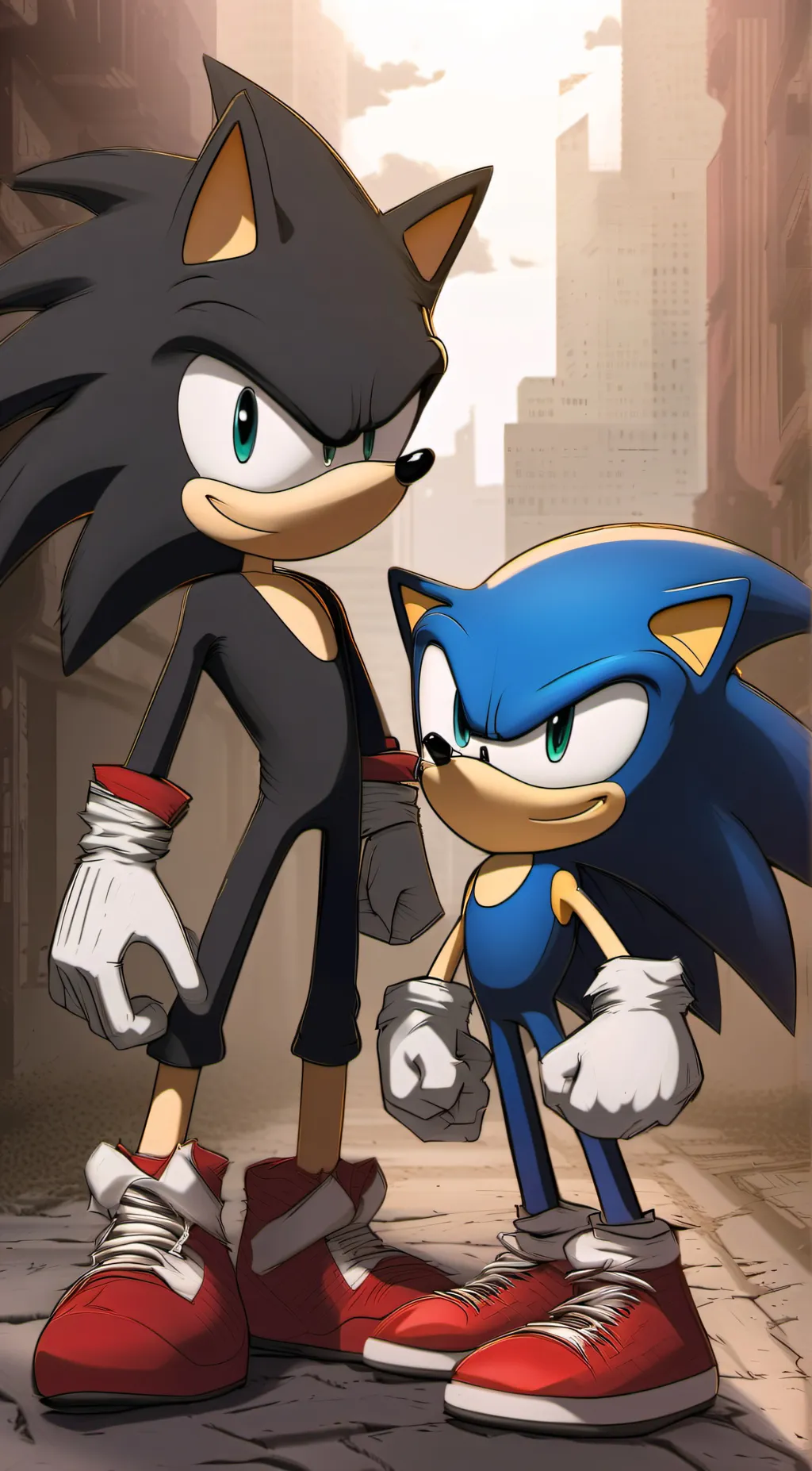 ai character: sonic the hedgehog background