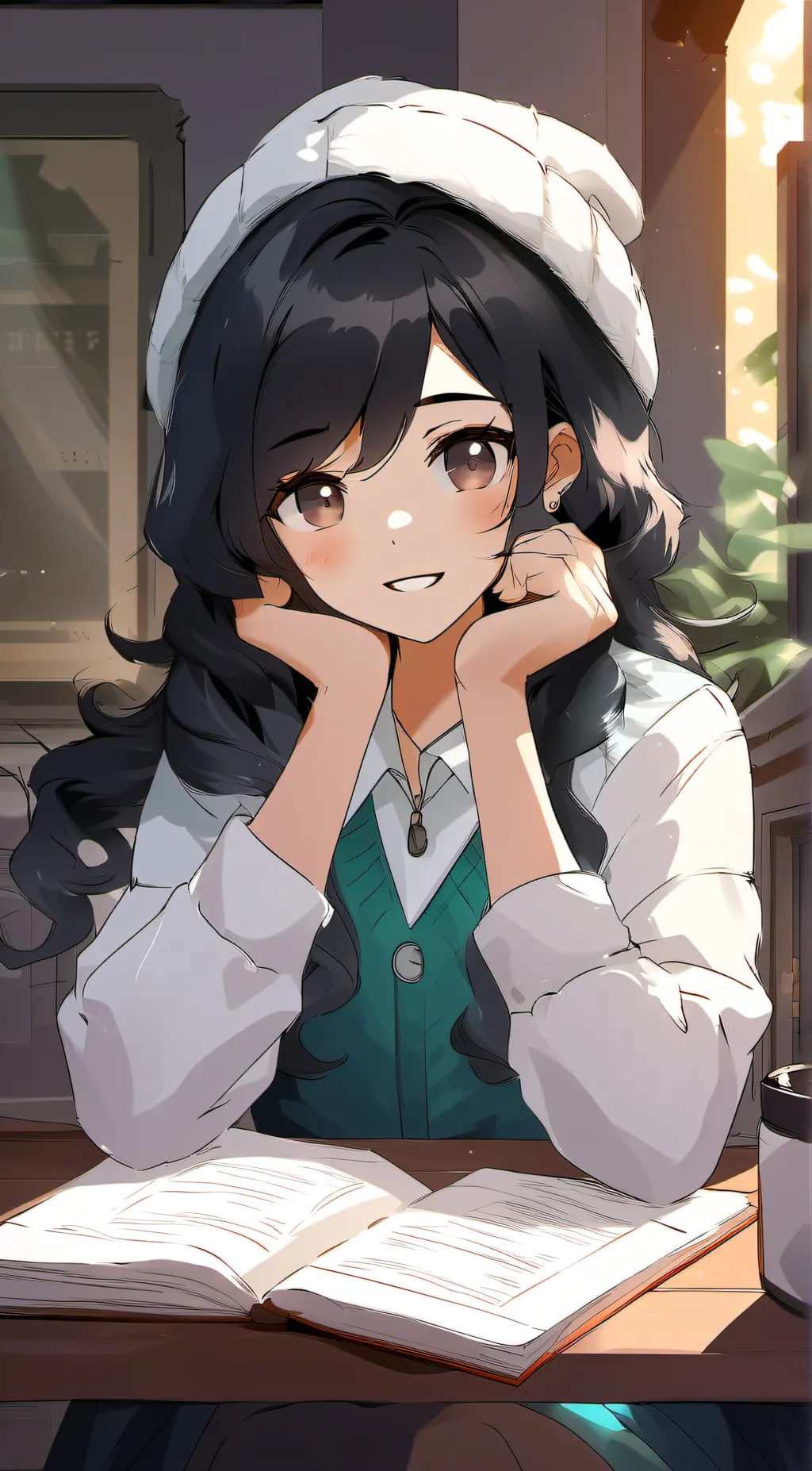 ai character: homework  background