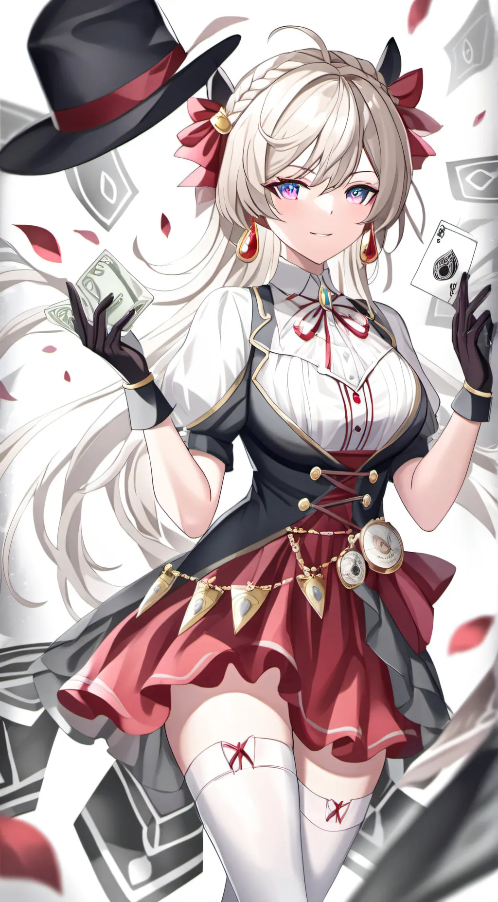 ai character: Money, money background