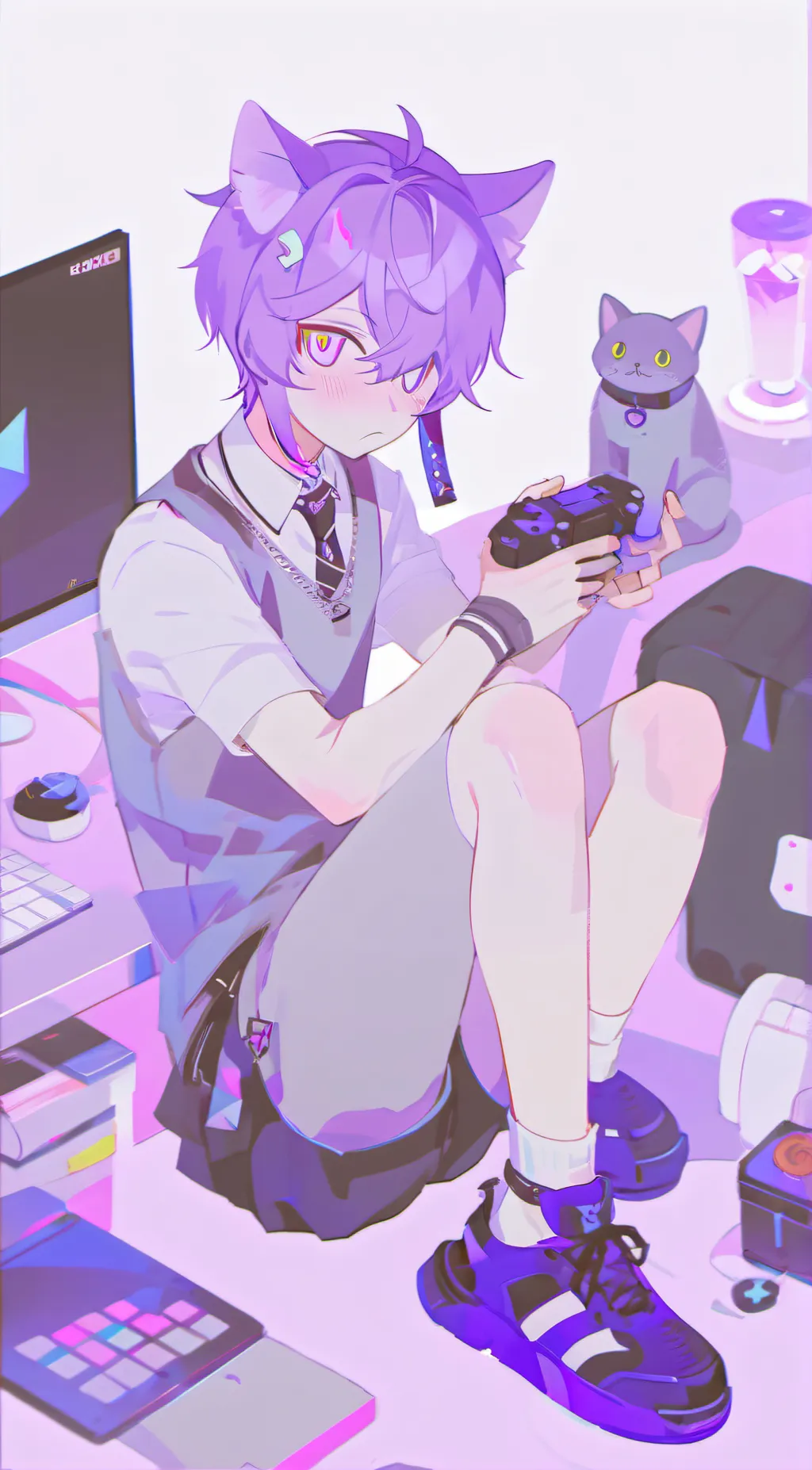 ai character: •taro!• background
