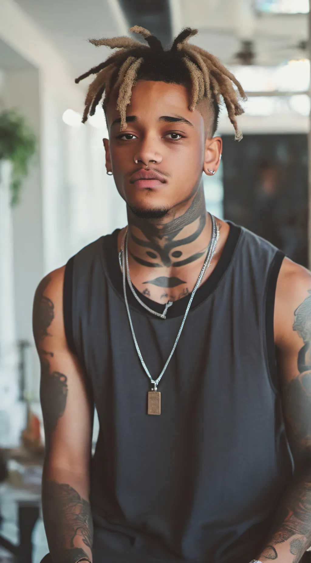 ai character: XXXTENTACION  background