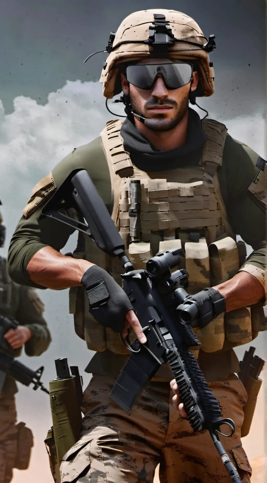 ai character: 🪖 Military RP 🪖  background
