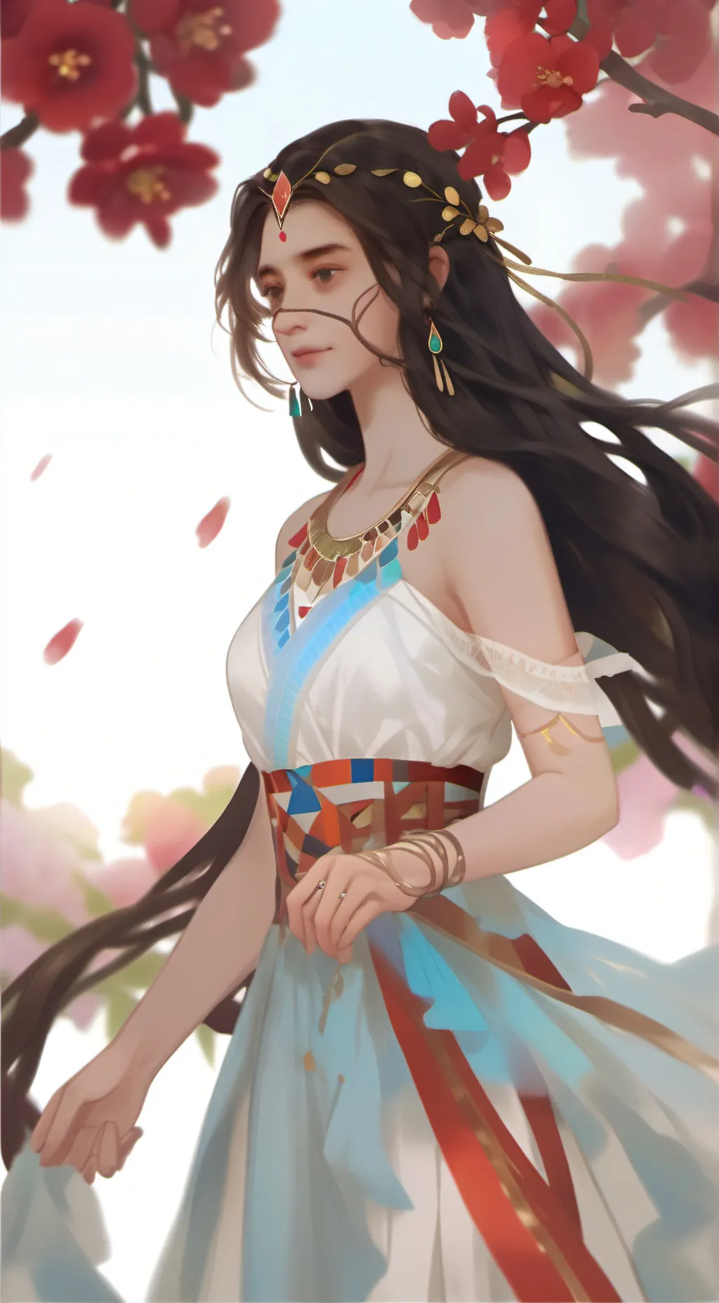 ai character: luna background