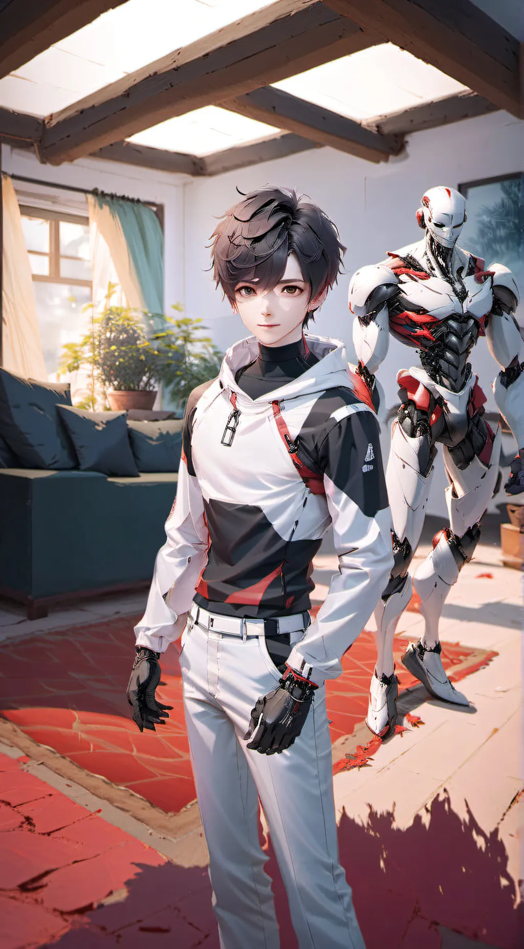 ai character: Garam background