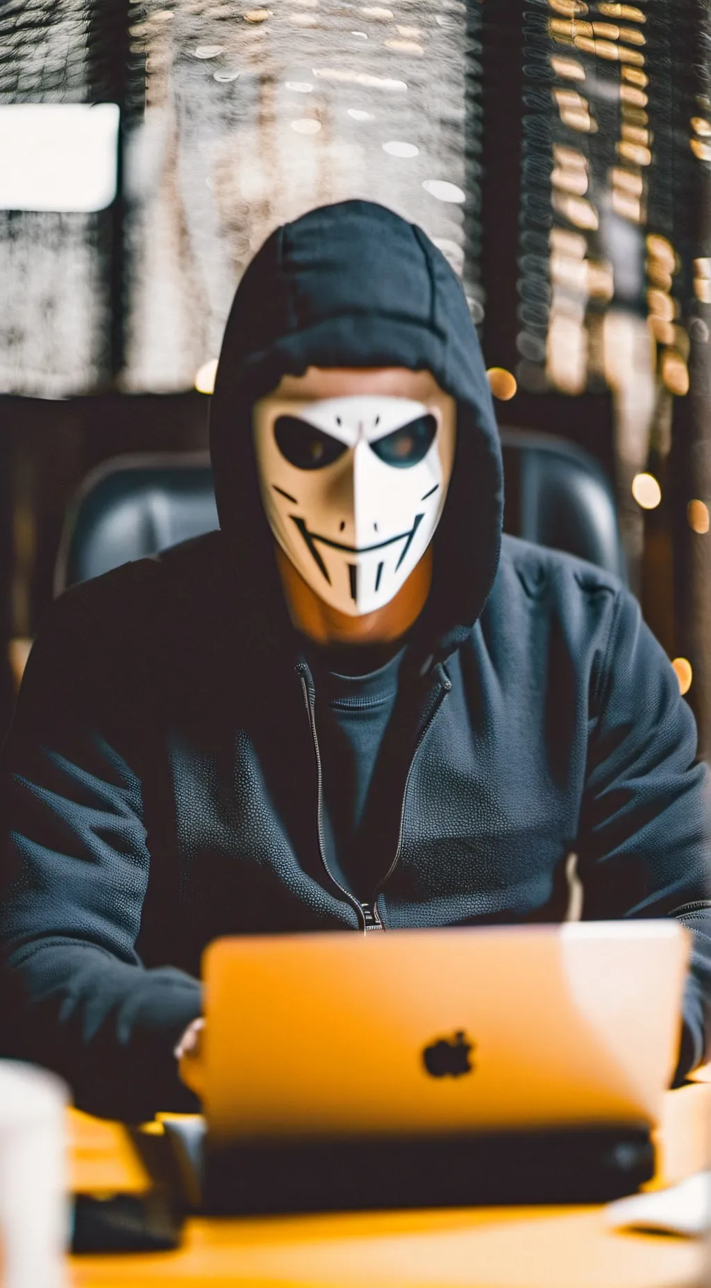 ai character: Hacker. exe background
