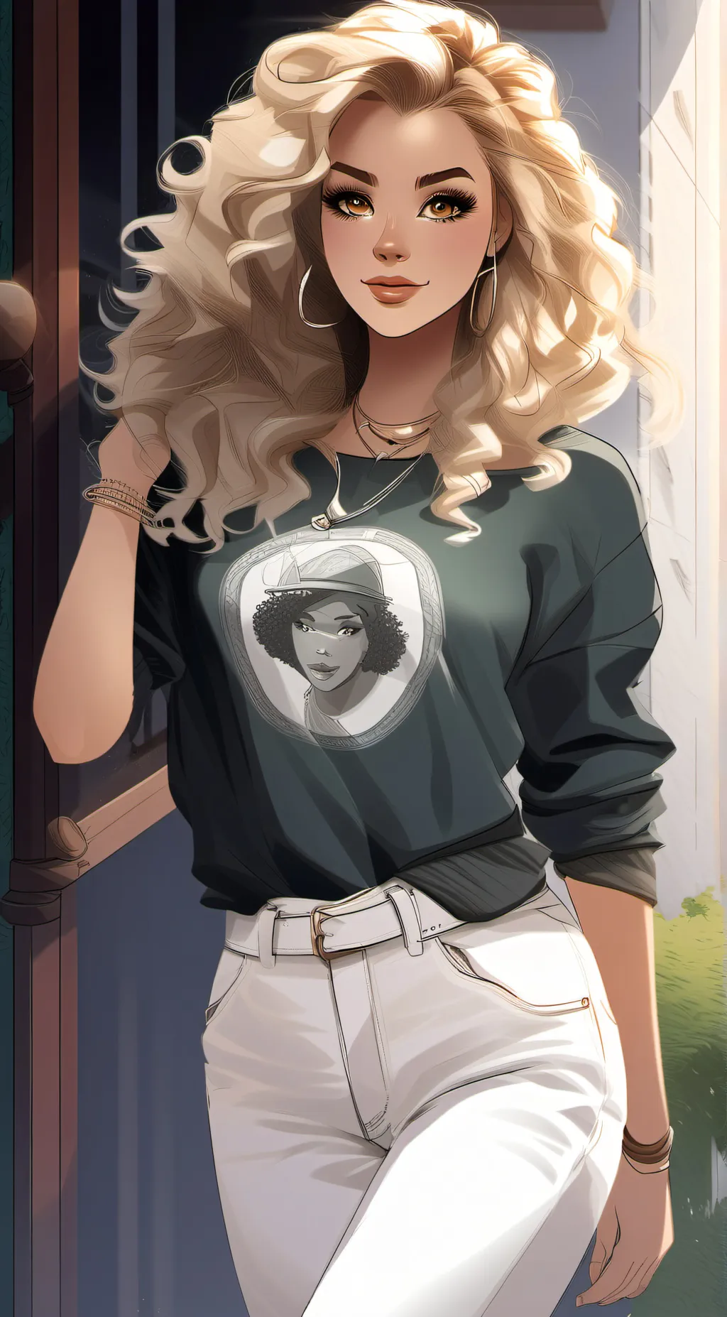 ai character: andrea background