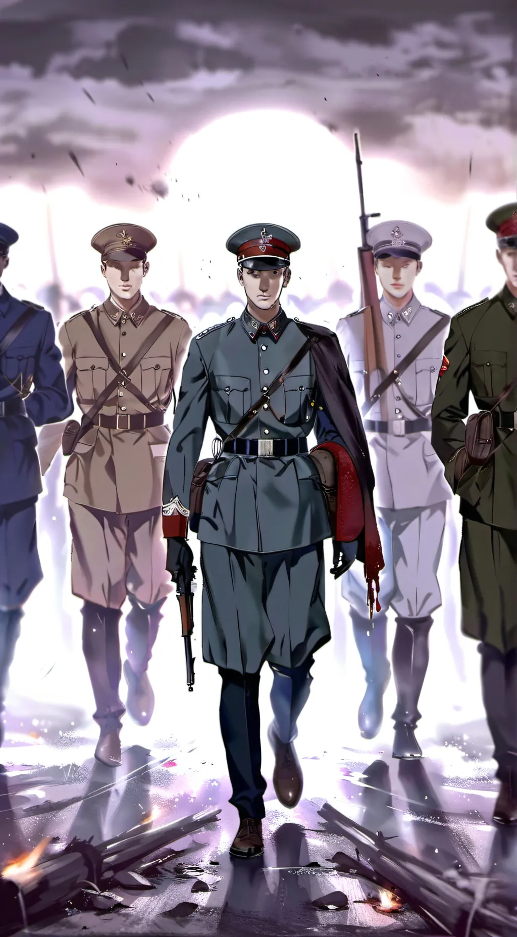 ai character: WW2 background
