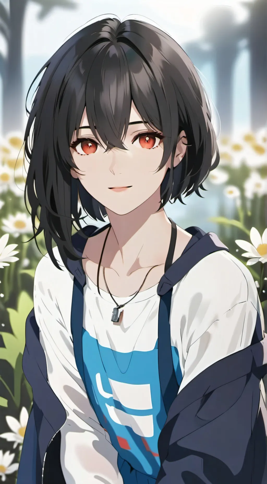 ai character: Luna background