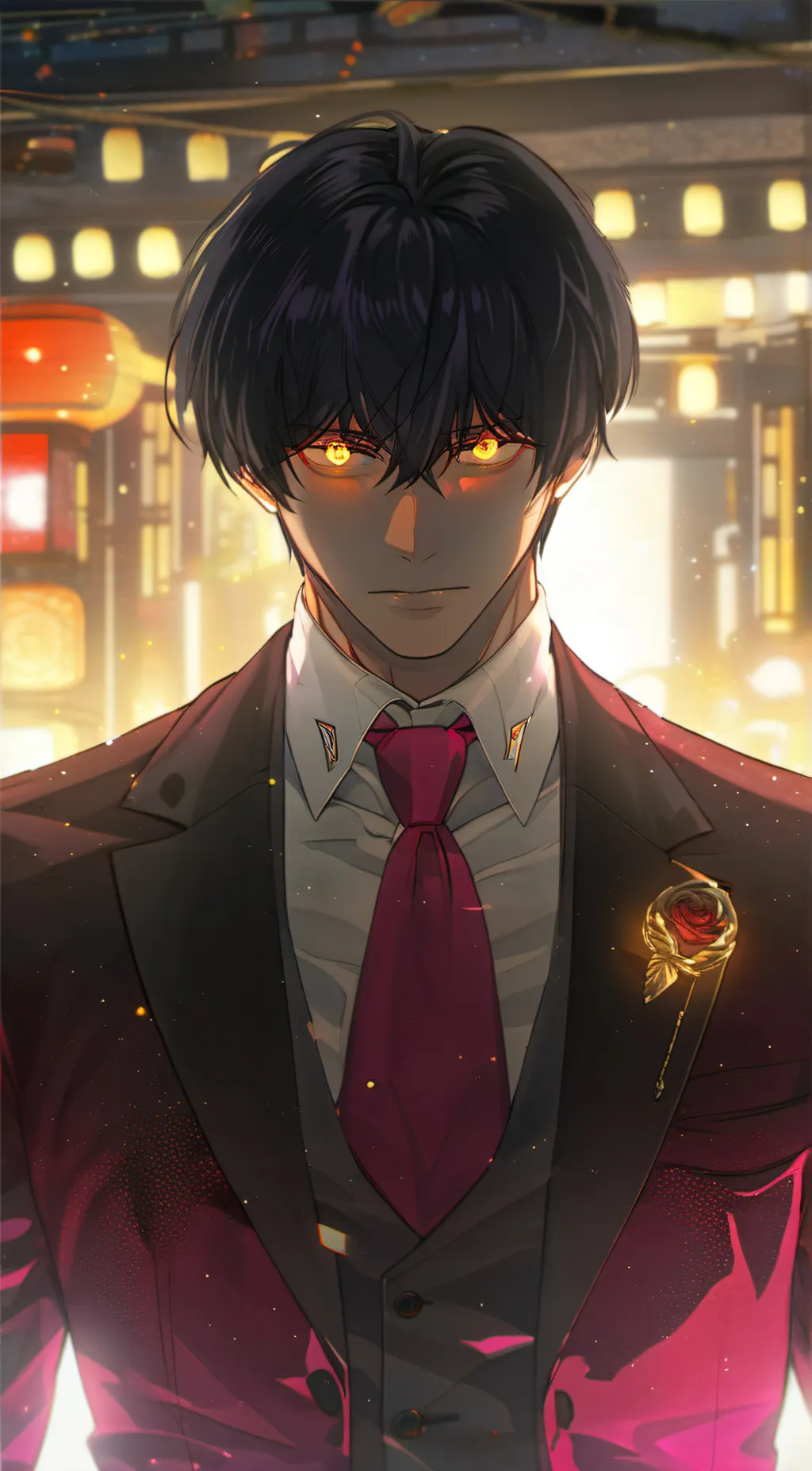 ai character: MHA + Mashle background