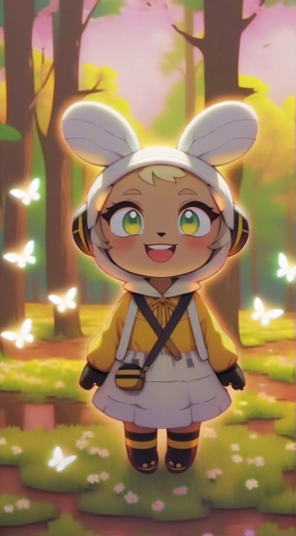 ai character: Buzzy bee background
