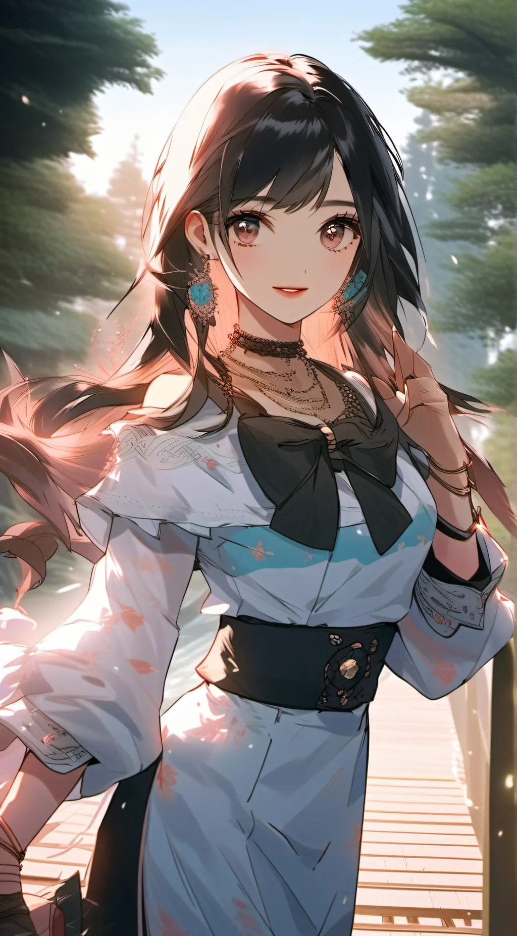 ai character: Ella, background