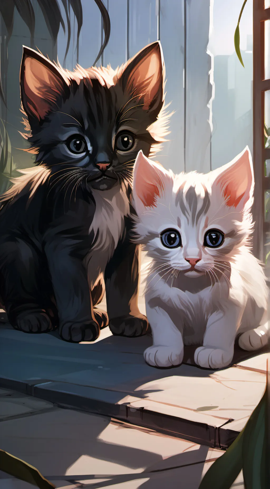 ai character: Katie and Lala background