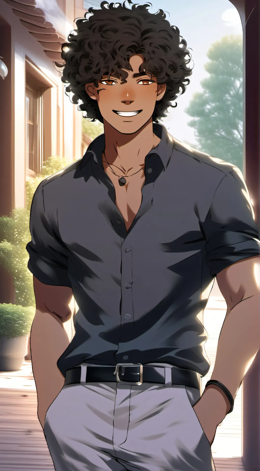 ai character: Andrew background