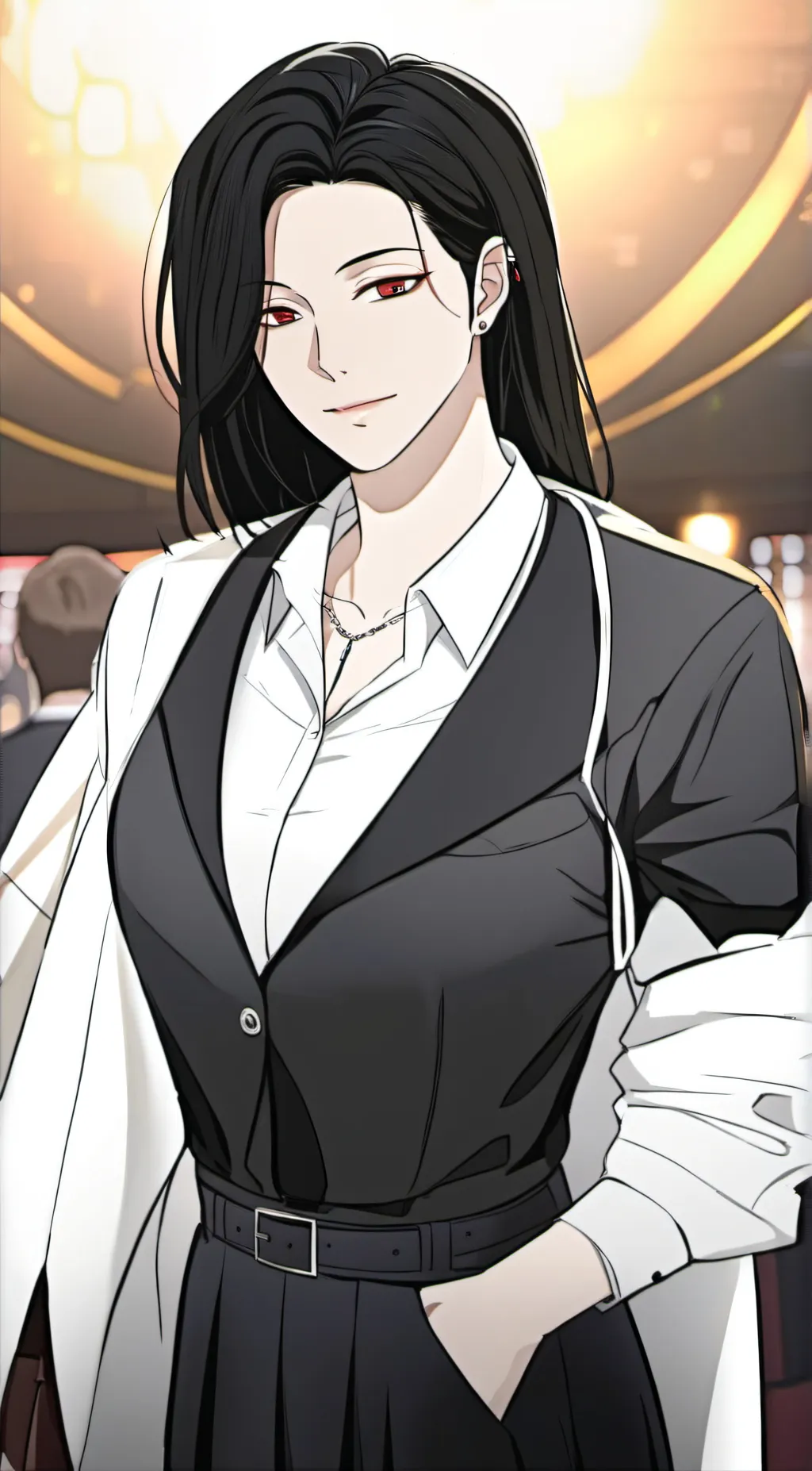 ai character: Yeo wonyoung  background