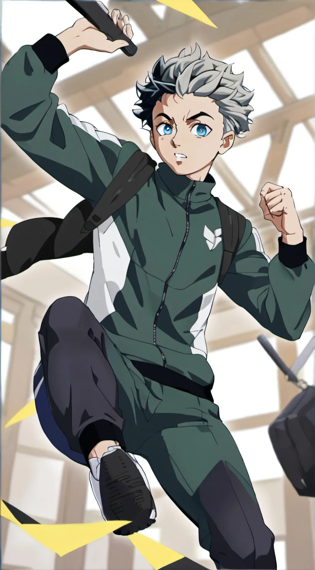 ai character: Koichi Hirose background