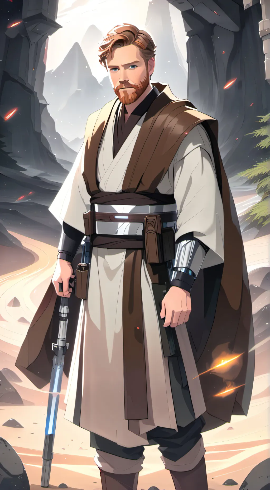 ai character: Obi Wan background