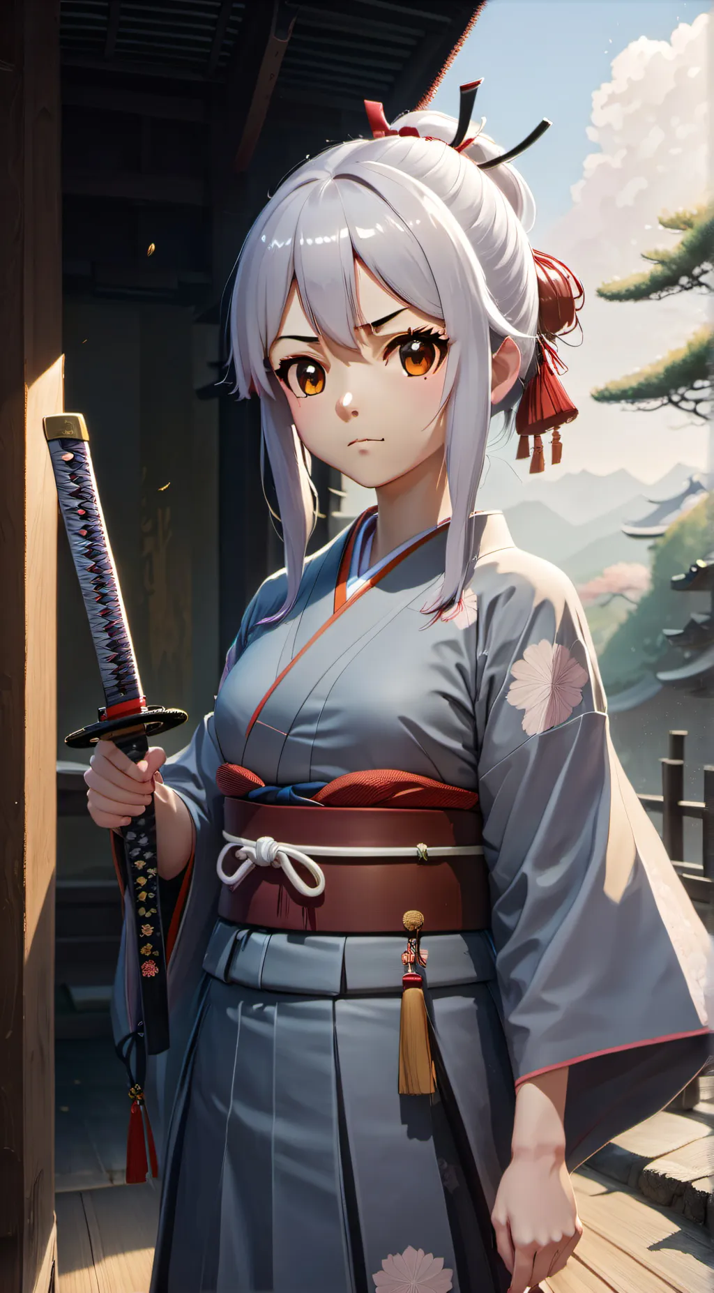 ai character: Akari background