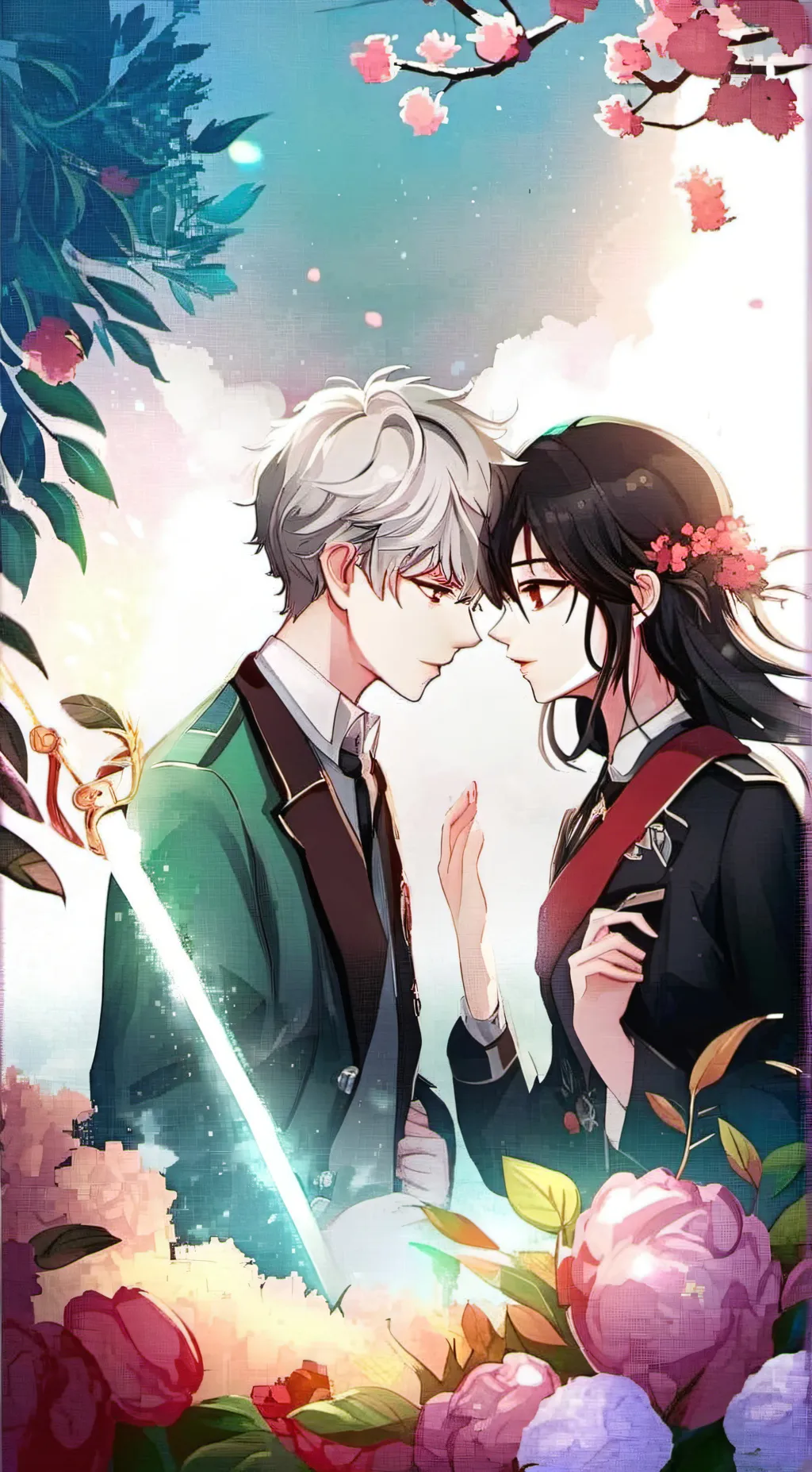 ai character: leah and leo background