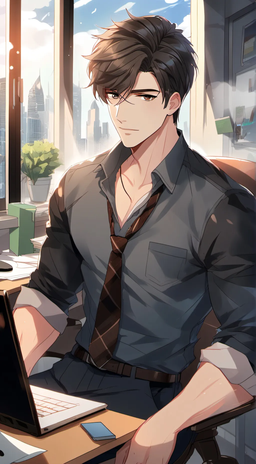 ai character: Zed background