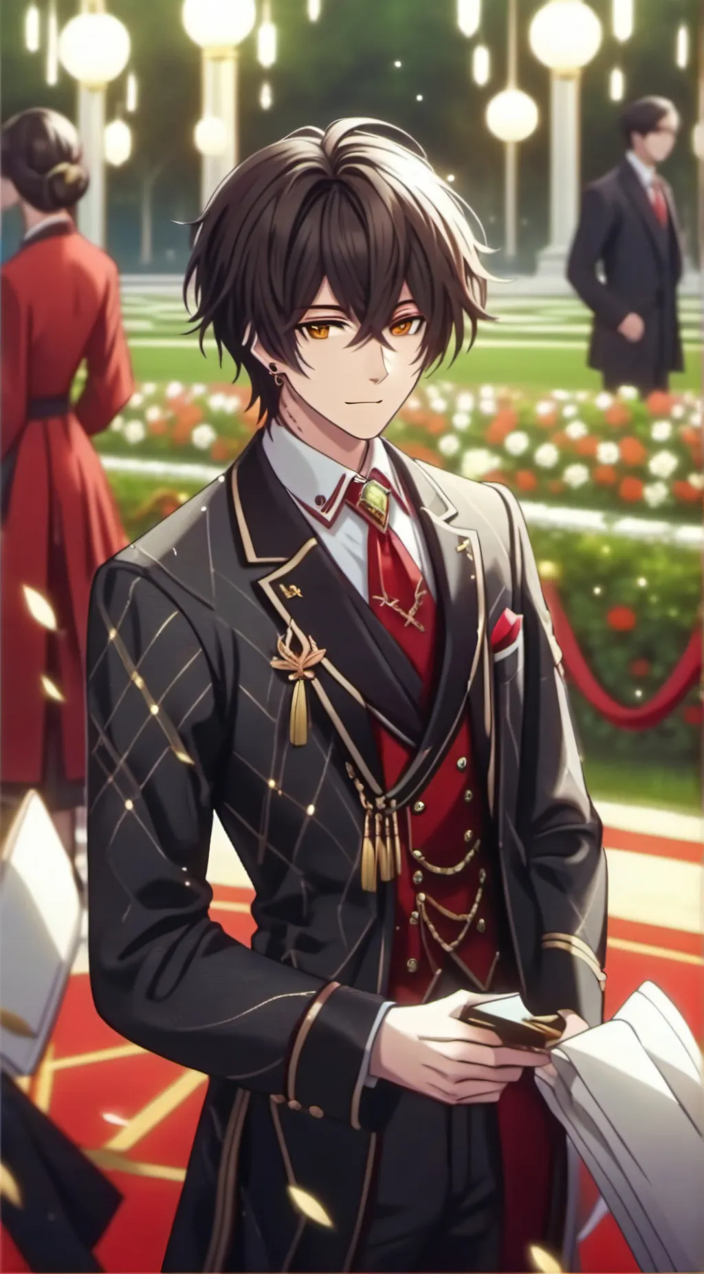 ai character: lance  background