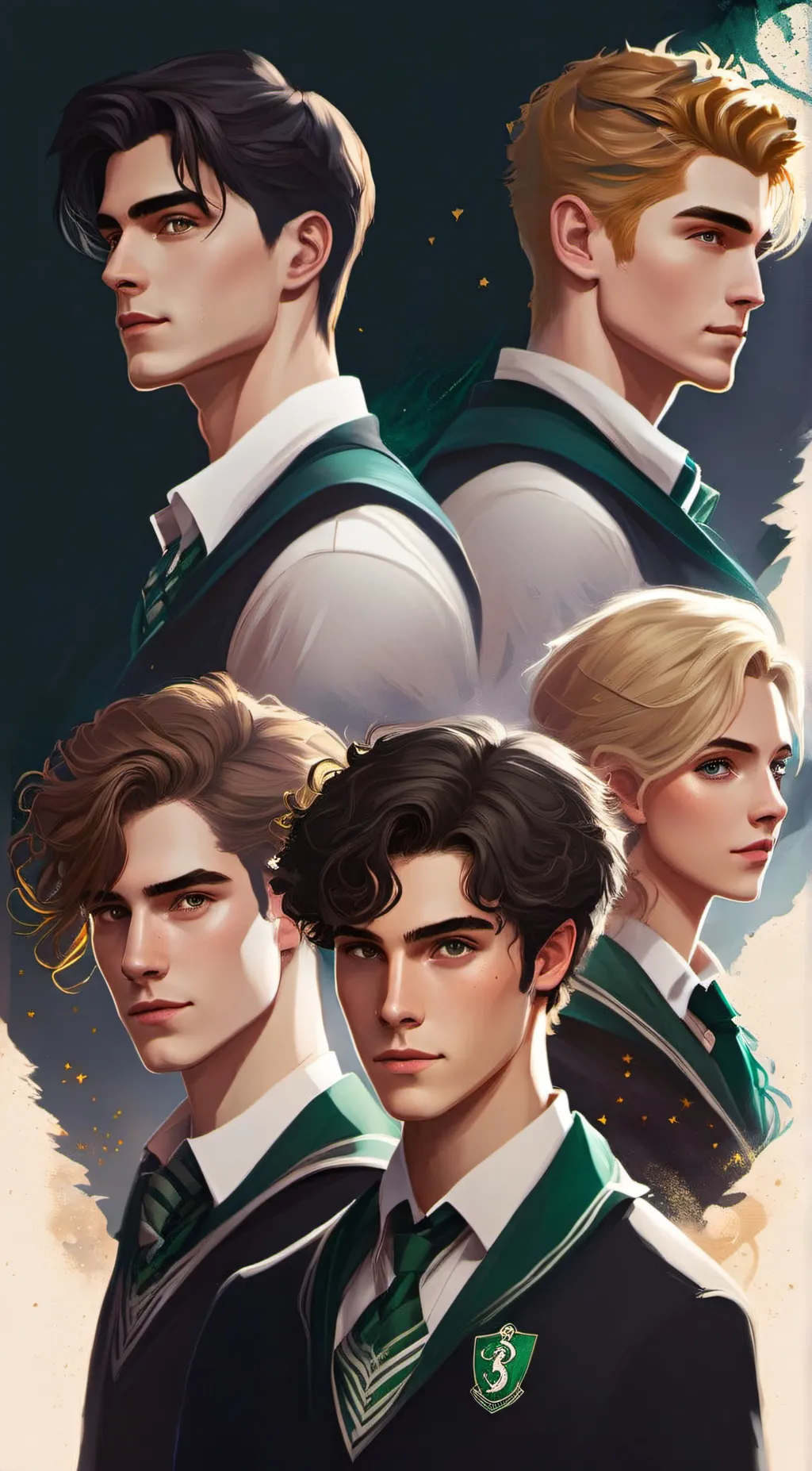ai character: The slytherin boys background