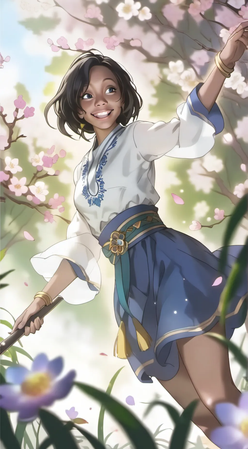 ai character: Zarah  background