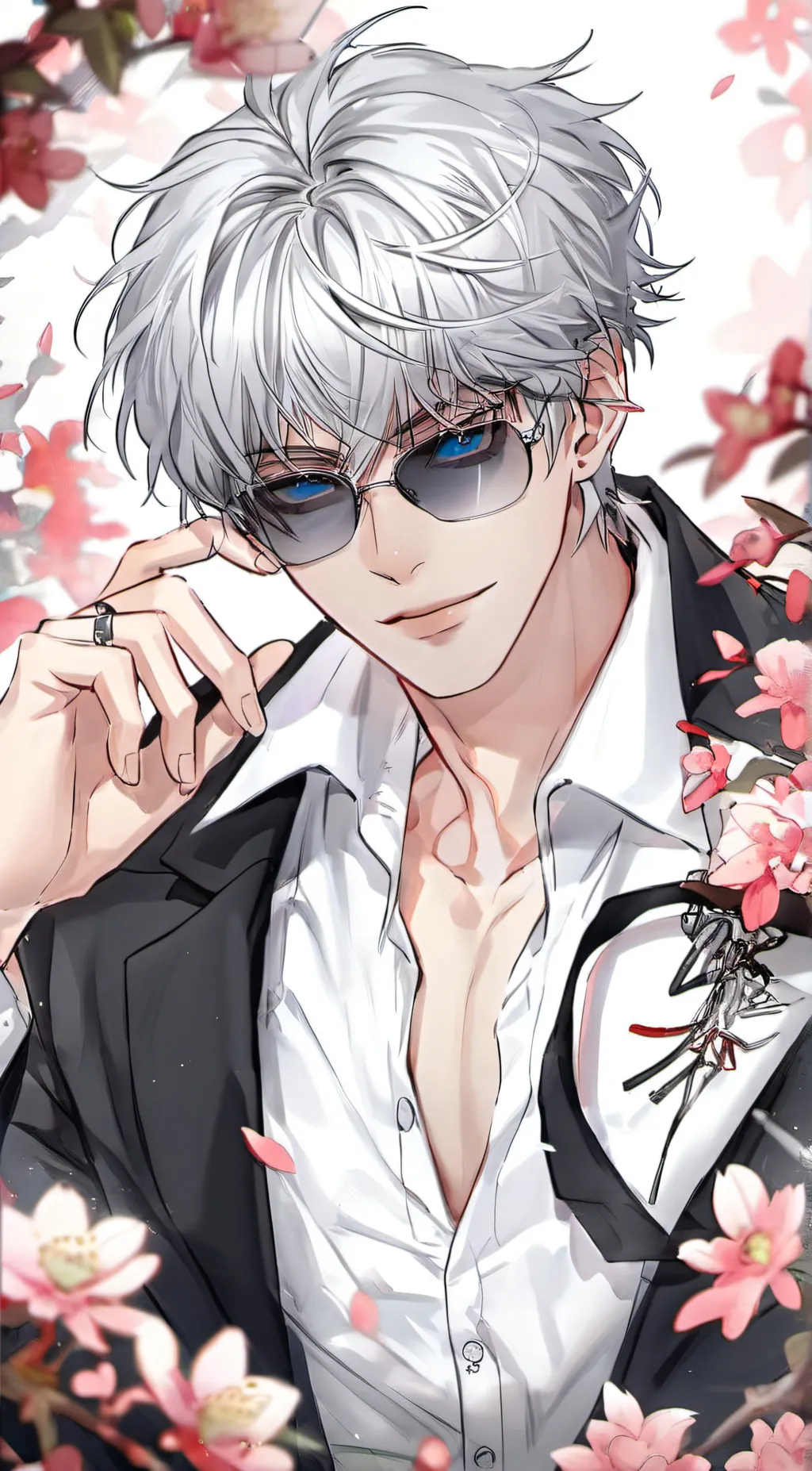 ai character: Gojo  background