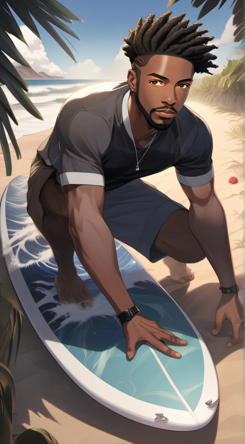 ai character: Leo James background