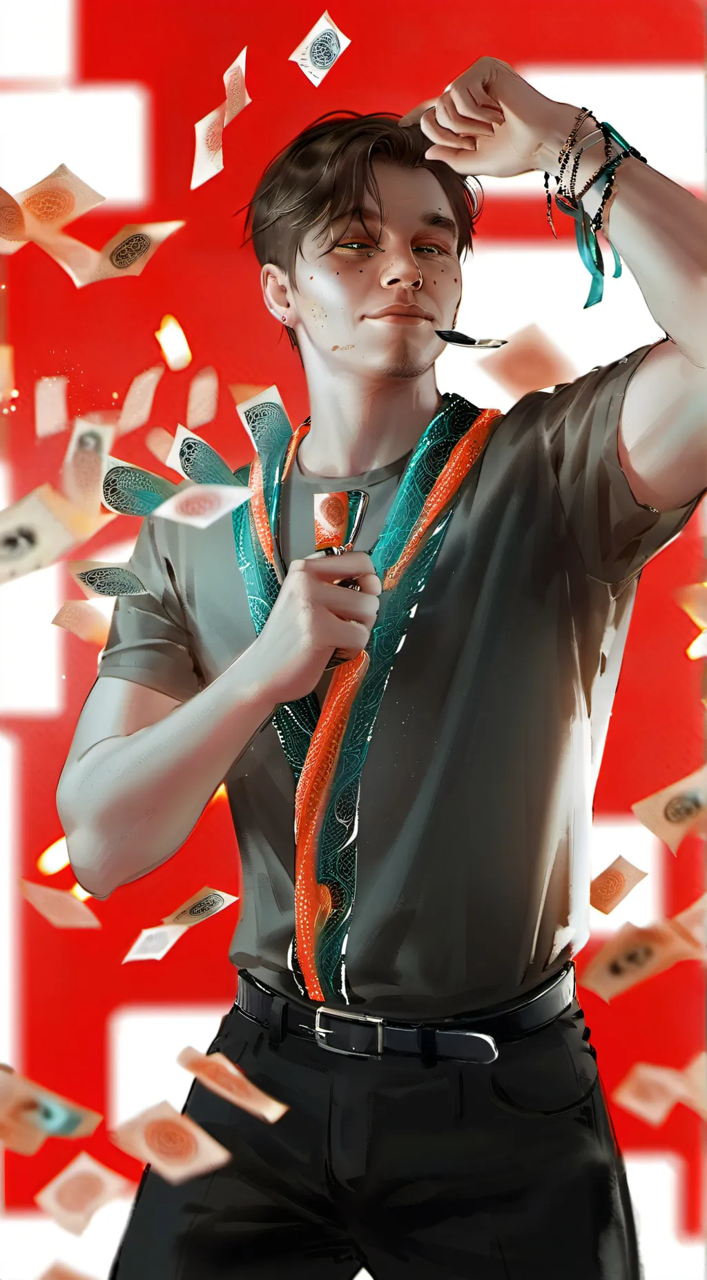 ai character: Ty Barron  background