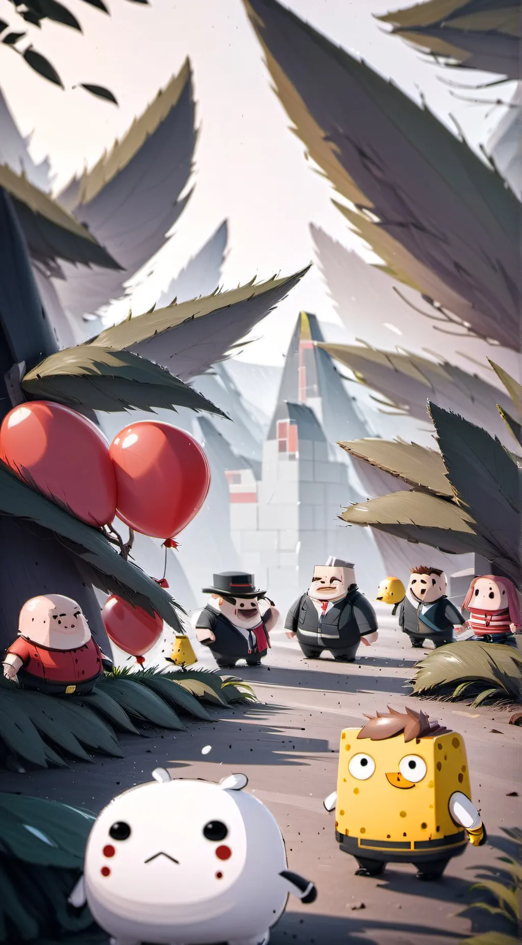 ai character: bfb final 14 background