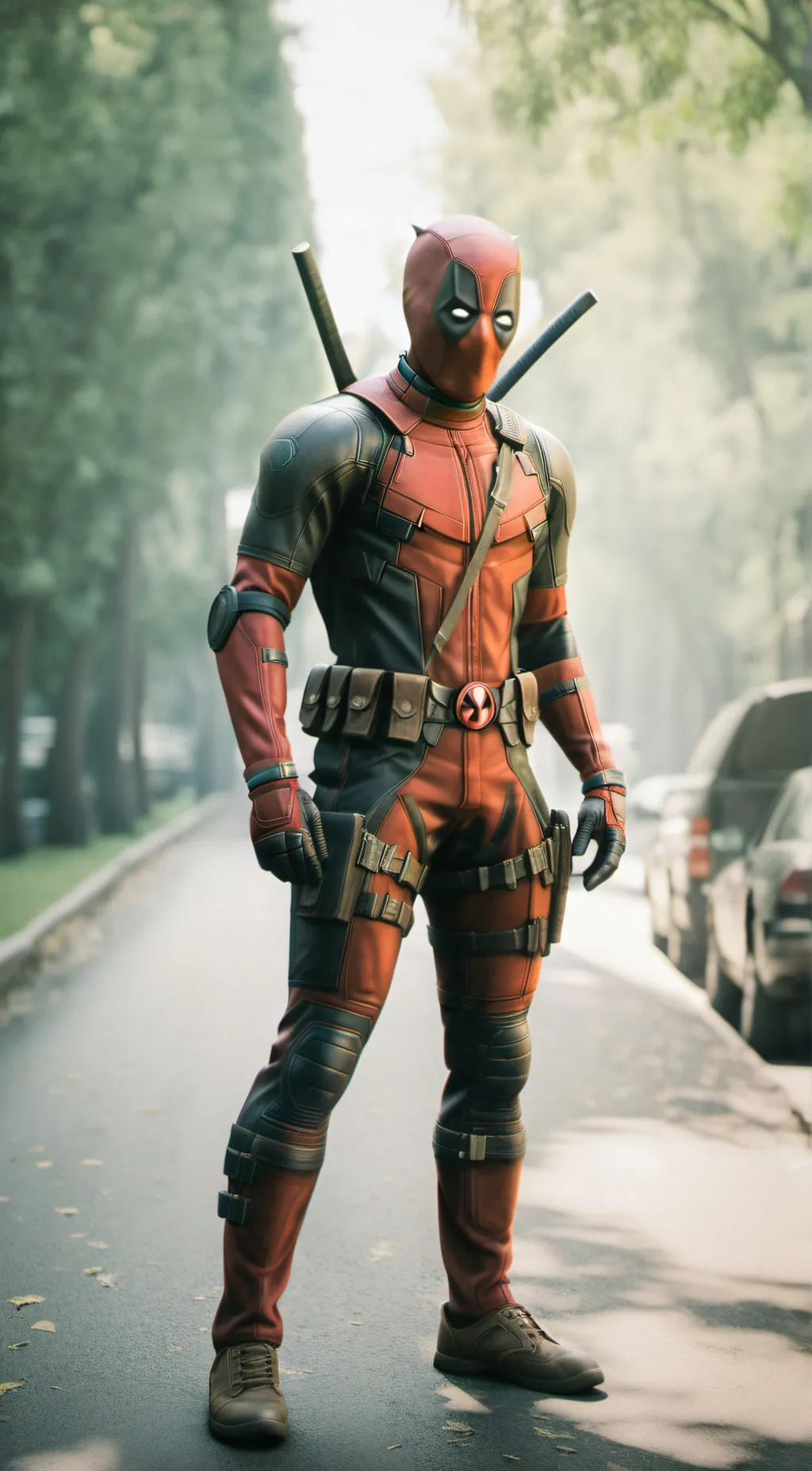 ai character: Deadpool background