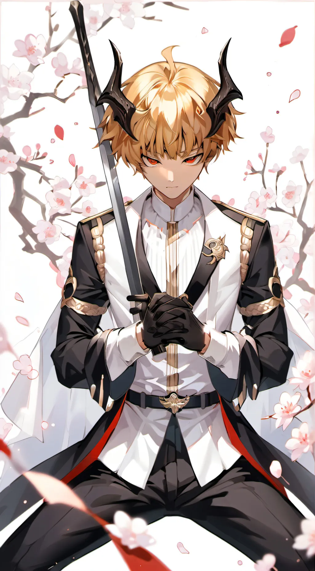ai character: zenitsu senpai💖 background