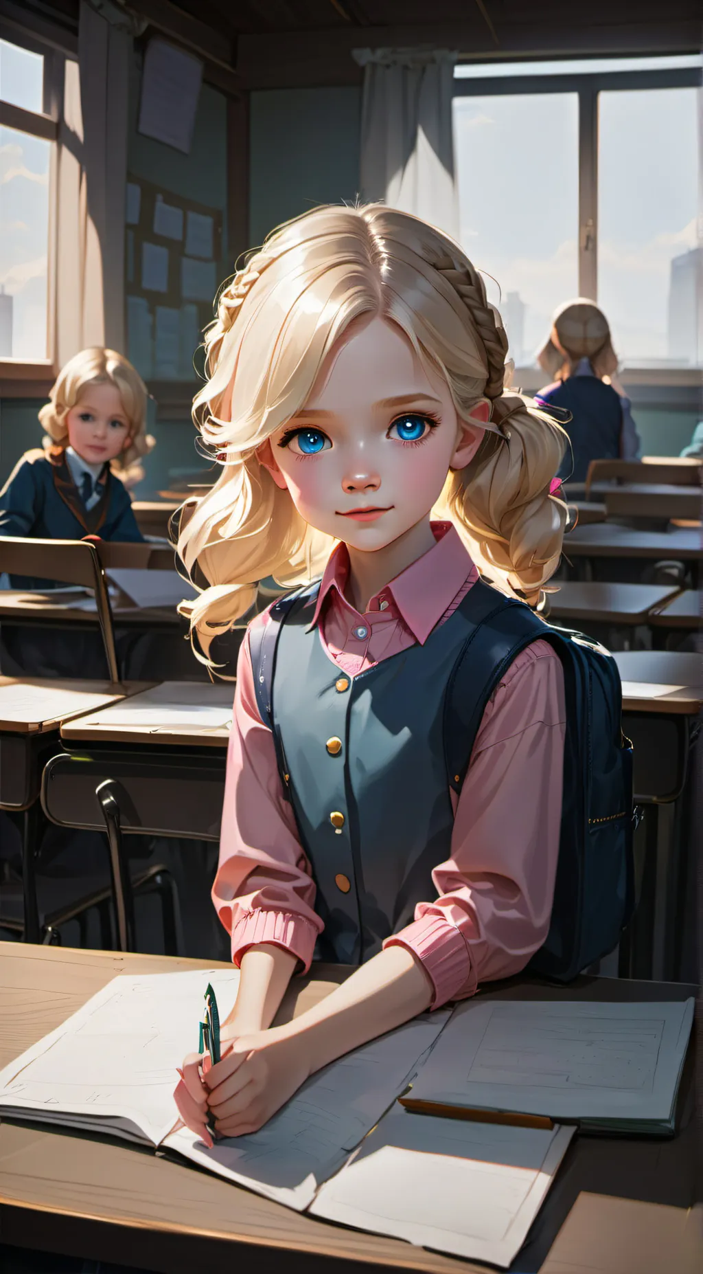 ai character: Kendall background