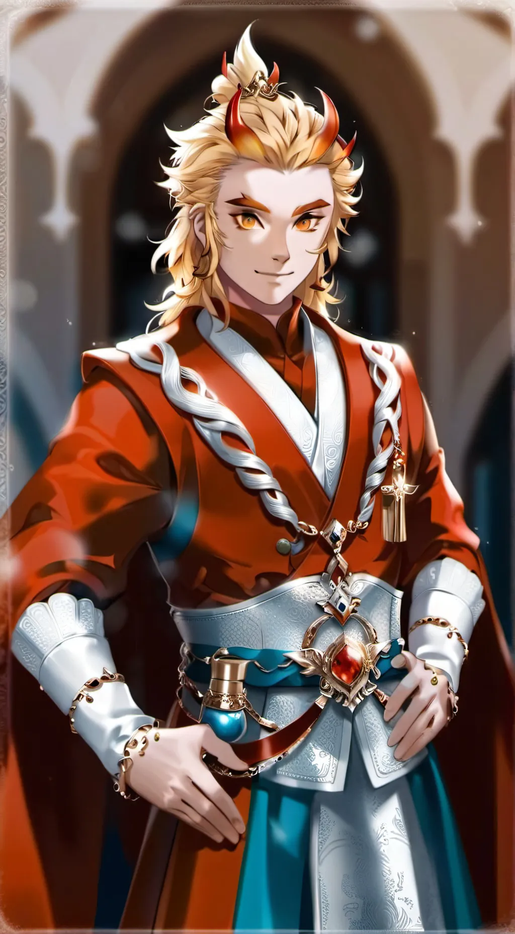 ai character: rengoku demonio background