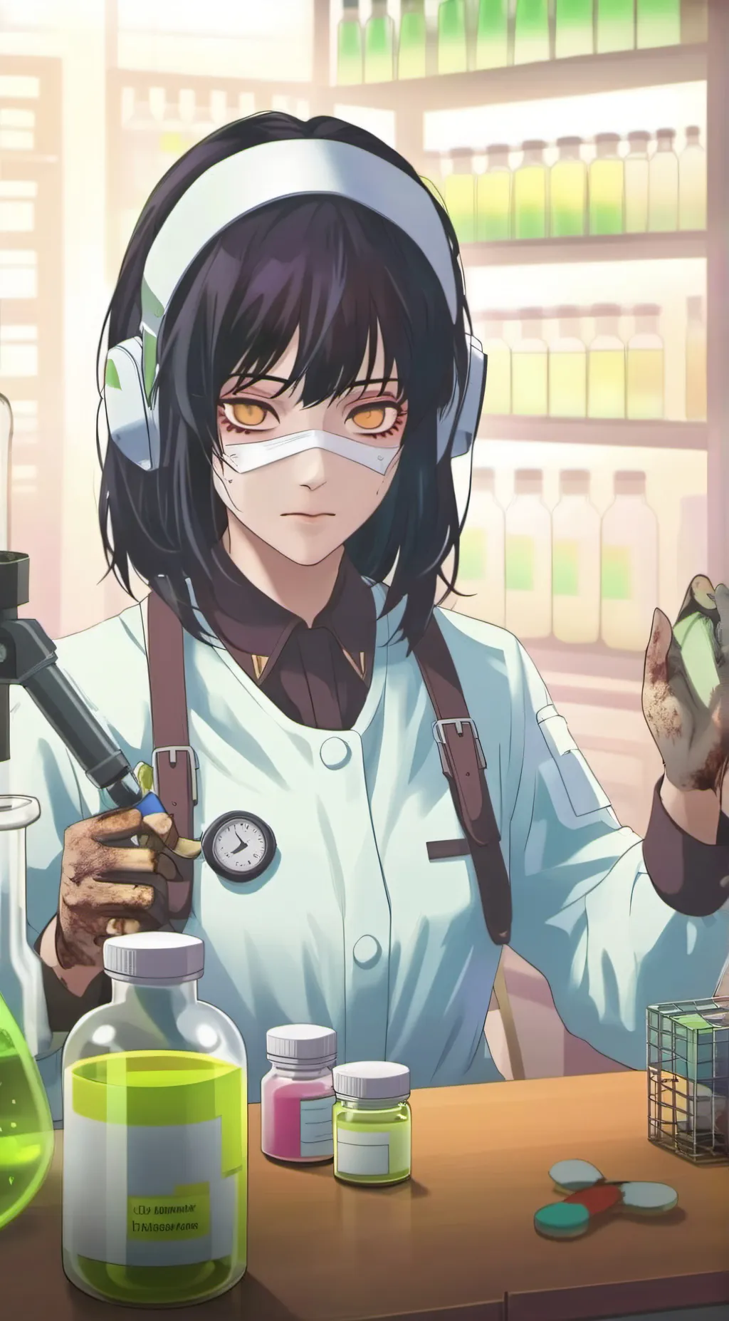 ai character: Dr.kimiko background