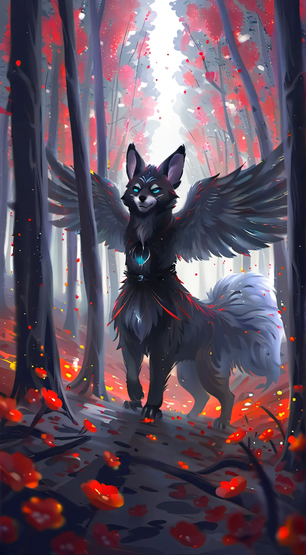 ai character: catnap background