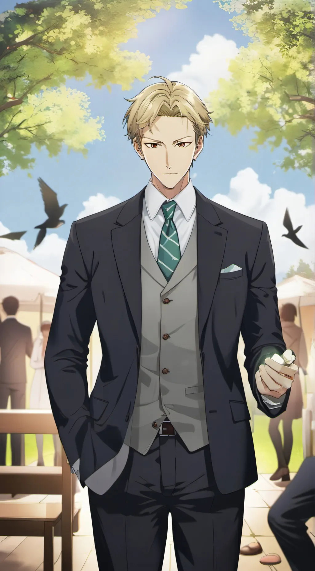 ai character: dad background
