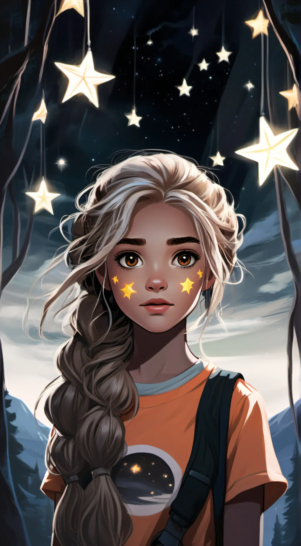 ai character: the stroy of star background