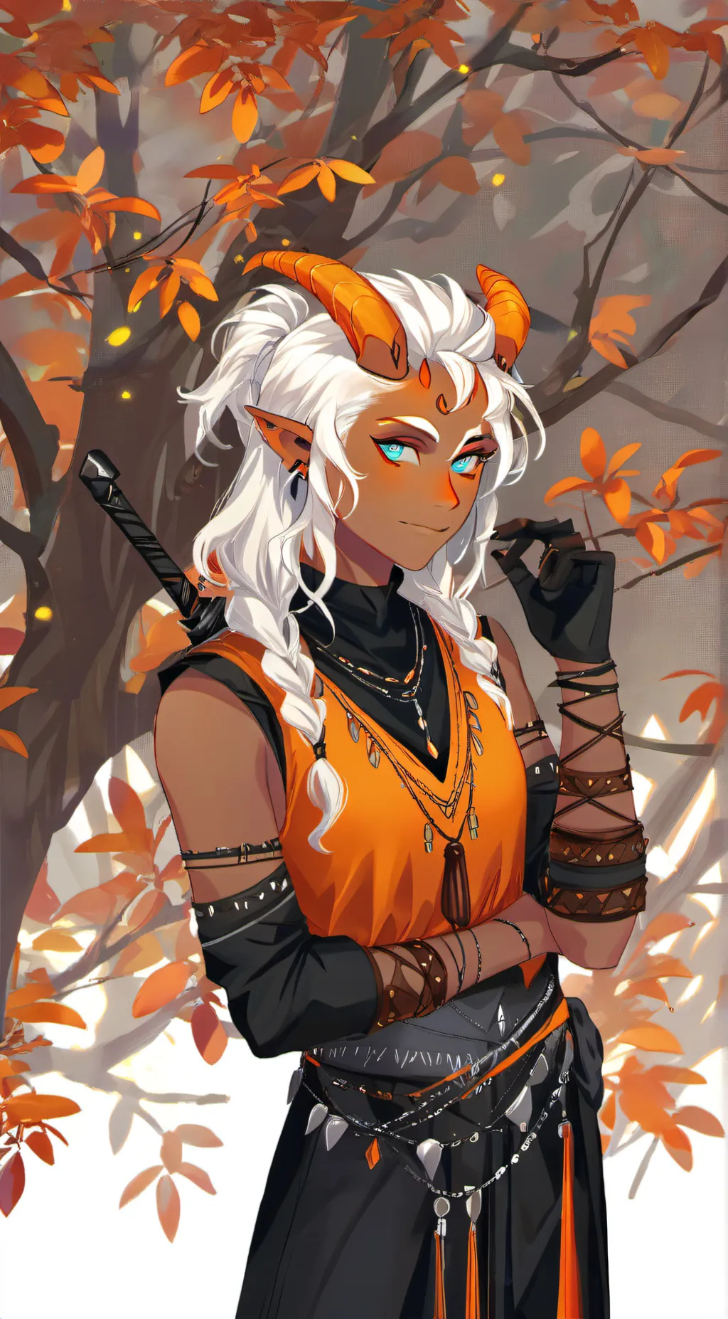 ai character: Carnelian  background